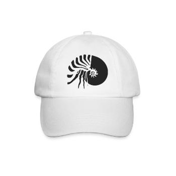 Herr Nautilus - Baseballkappe - Weiß/Weiß - Vorne