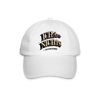 witzig geburtstag lustiger spruch cool - Baseballkappe - Weiß/Weiß - Vorne
