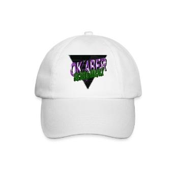 frühaufsteher müdigkeit cool geburtstagsgeschenk - Baseballkappe - Weiß/Weiß - Vorne