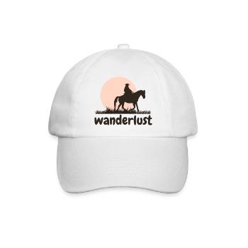 Westernreiten & Wanderreiten - Baseballkappe - Weiß/Weiß - Vorne