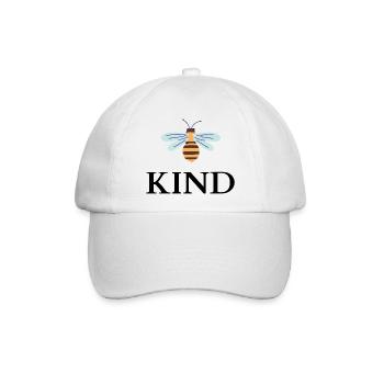 be kind - Baseballkappe - Weiß/Weiß - Vorne