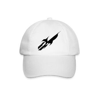 Rakete - Baseballkappe - Weiß/Weiß - Vorne