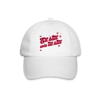 Ett kütt wie ett kütt - Baseballkappe - Weiß/Weiß - Vorne