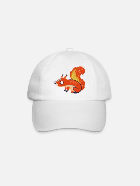 Wildtiere - Baseballkappe - Weiß/Weiß