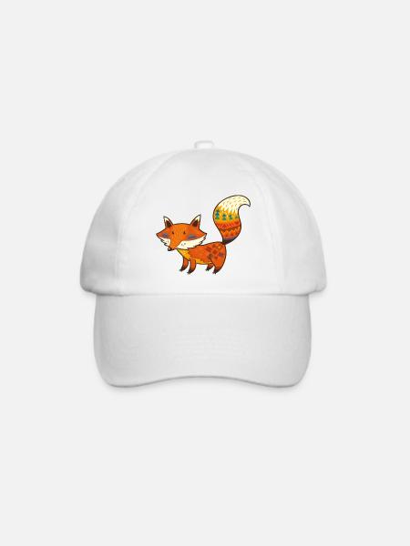 Wildtiere - Baseballkappe - Weiß/Weiß