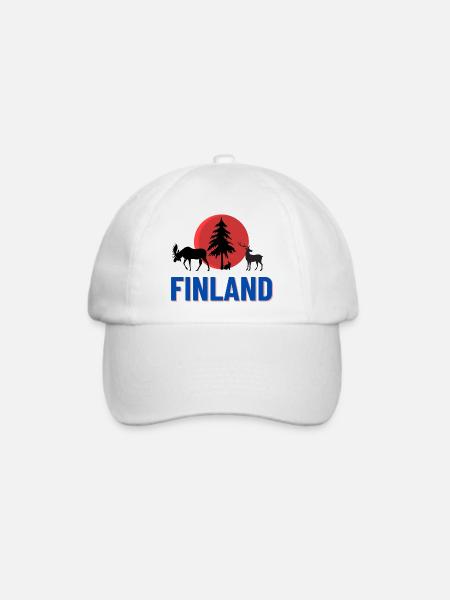 FINNLAND - Baseballkappe - Weiß/Weiß