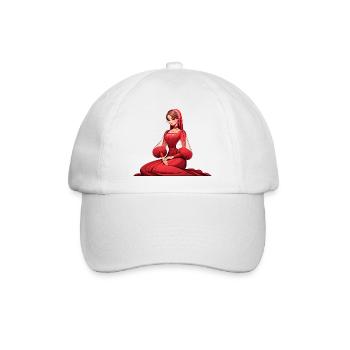 Ded Moroz Snegurotschka russischer Weihnachtsmann - Baseballkappe - Weiß/Weiß - Vorne