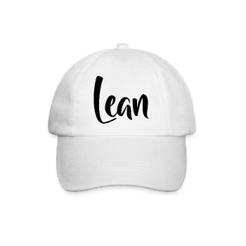 Name - Lean - Baseballkappe - Weiß/Weiß - Vorne