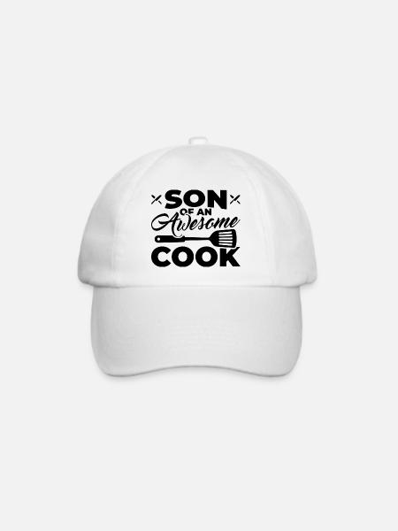 Sohn Koch - Baseballkappe - Weiß/Weiß