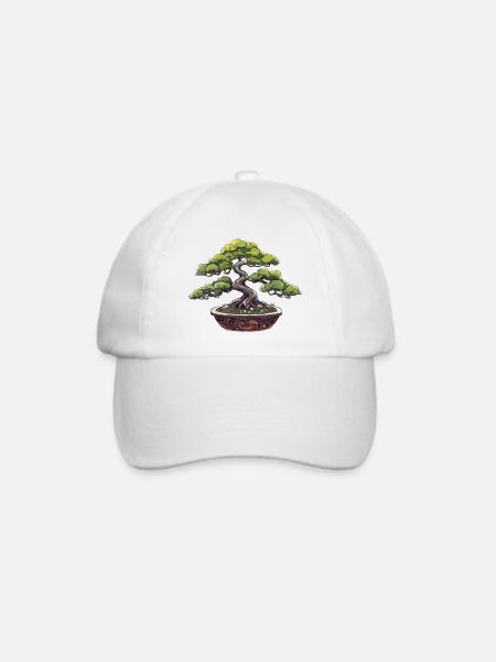 Bonsai - Baseballkappe - Weiß/Weiß