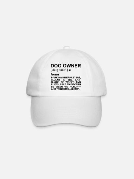 Hundehalter Definition - Baseballkappe - Weiß/Weiß
