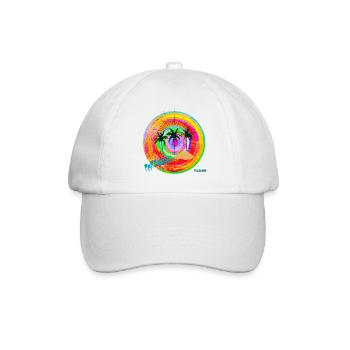 "ParaDise" by Acryl Galerie & Design - Baseballkappe - Weiß/Weiß - Vorne