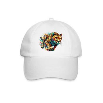 Gepard - Baseballkappe - Weiß/Weiß - Vorne