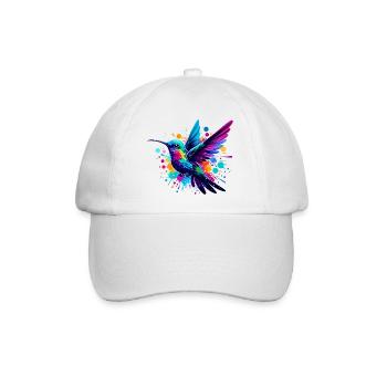 Kolibri - Baseballkappe - Weiß/Weiß - Vorne