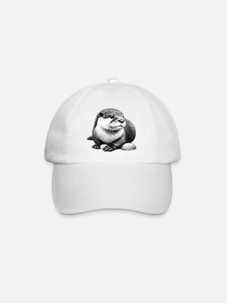 Otter - Baseballkappe - Weiß/Weiß