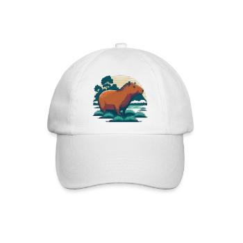 Wasserschwein - Baseballkappe - Weiß/Weiß - Vorne