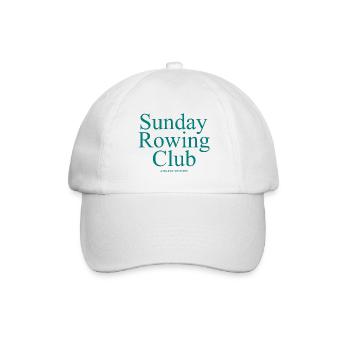 Sunday Rowing Club - Rudern - Ruderer - Ruderin - Baseballkappe - Weiß/Weiß - Vorne