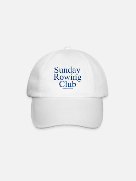 Sunday Rowing Club - Rudern - Ruderer - Ruderin - Baseballkappe - Weiß/Weiß