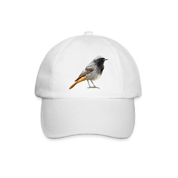 Rotschwanz Robin - Baseballkappe - Weiß/Weiß - Vorne