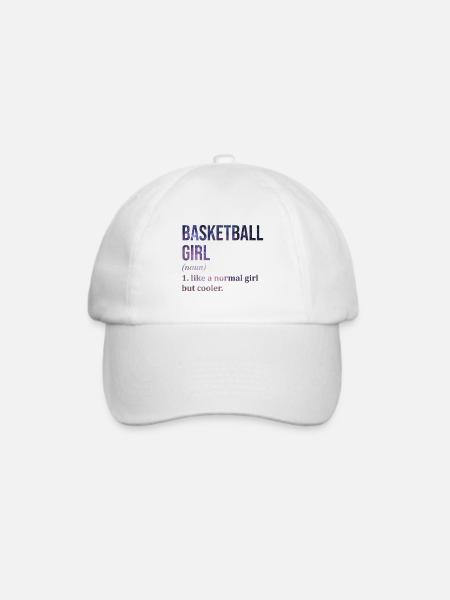 Basketball Basketball Basketball - Baseballkappe - Weiß/Weiß