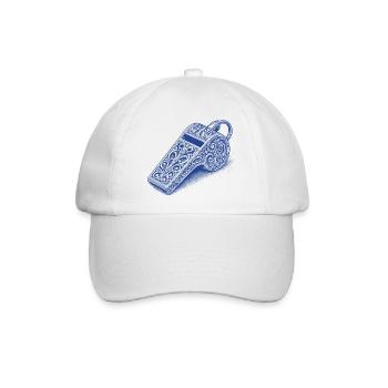 Trillerpfeife - Baseballkappe - Weiß/Weiß - Vorne