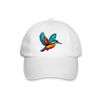 Eisvogel - Baseballkappe - Weiß/Weiß - Vorne