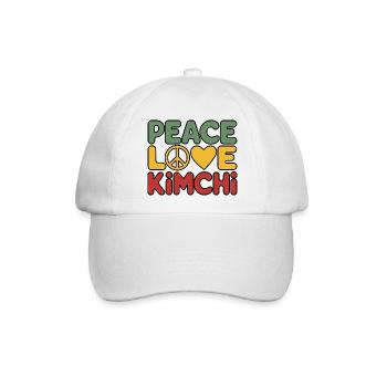 Für alle Kimchi-Liebhaber - Baseballkappe - Weiß/Weiß - Vorne