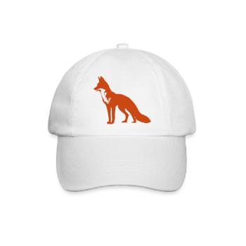 fox - Baseballkappe - Weiß/Weiß - Vorne