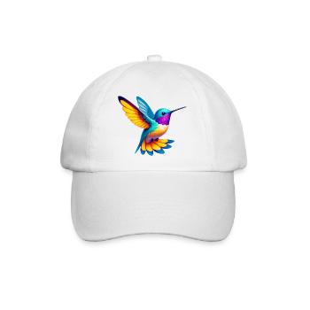 Kolibri - Baseballkappe - Weiß/Weiß - Vorne