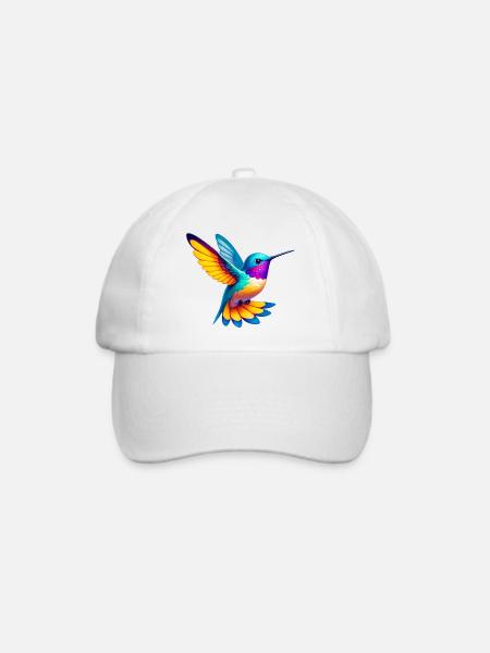 Kolibri - Baseballkappe - Weiß/Weiß
