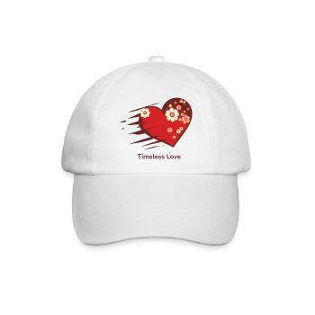 Zeitlose Liebe - Baseballkappe - Weiß/Weiß - Vorne