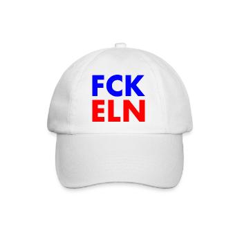 Fck eln - Baseballkappe - Weiß/Weiß - Vorne