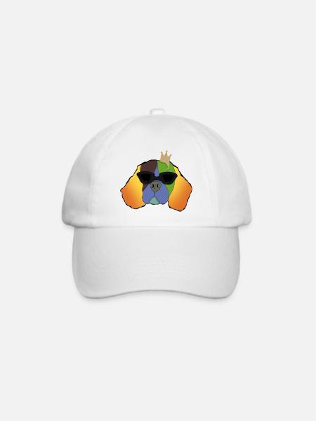 King Einstein - Baseballkappe - Weiß/Weiß