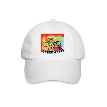 Unterwasserwelt - Baseballkappe - Weiß/Weiß - Vorne