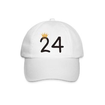 24 - Baseballkappe - Weiß/Weiß - Vorne