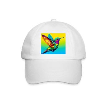 Kolibri - Baseballkappe - Weiß/Weiß - Vorne