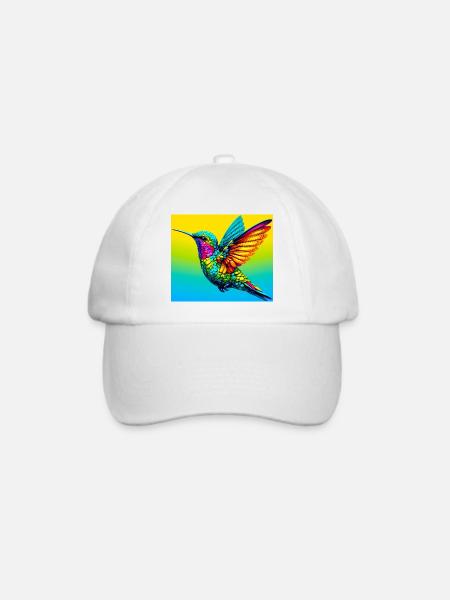 Kolibri - Baseballkappe - Weiß/Weiß