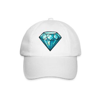 Wasserfarben Kristalldiamant - Baseballkappe - Weiß/Weiß - Vorne