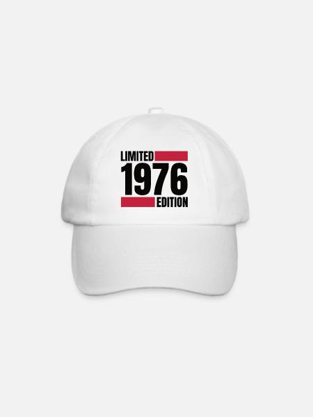 Limited Edition 1976 – Original seit ’76 - Baseballkappe - Weiß/Weiß