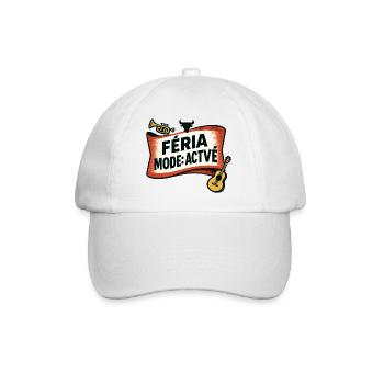 Féria-Modus: Aktiviert - Baseballkappe - Weiß/Weiß - Vorne