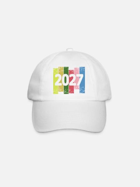 2027 - Baseballkappe - Weiß/Weiß