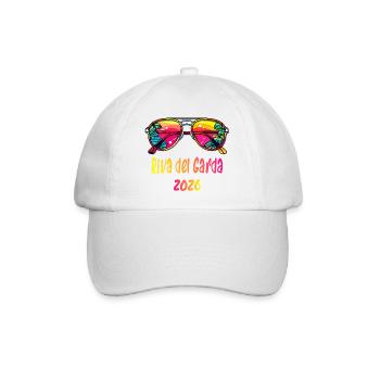 Riva del Garda 2026 Sonnenbrillen - Baseballkappe - Weiß/Weiß - Vorne