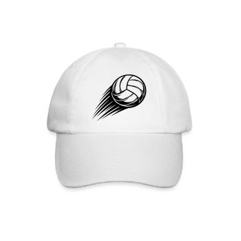 Volleyball Ball - Baseballkappe - Weiß/Weiß - Vorne