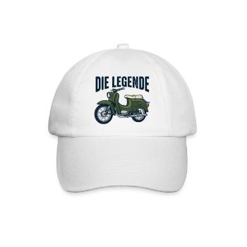Simson Schwalbe DDR - Baseballkappe - Weiß/Weiß - Vorne