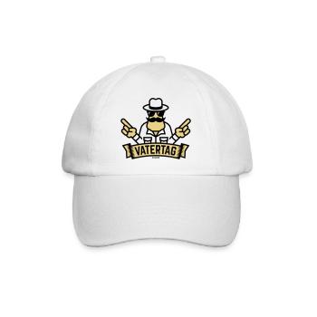 Vatertag Handzeichen (Männertag / Herrentag / 2C) - Baseballkappe - Weiß/Weiß - Vorne