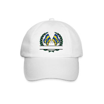 Ameland Laurel Custom – Inselausgabe - Baseballkappe - Weiß/Weiß - Vorne