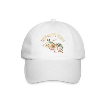Team Mantisshrimp - Baseballkappe - Weiß/Weiß - Vorne