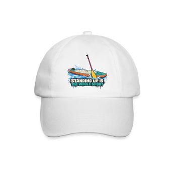 Stand Up Paddling: Ganzheitssport - Baseballkappe - Weiß/Weiß - Vorne