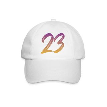 23 - Baseballkappe - Weiß/Weiß - Vorne