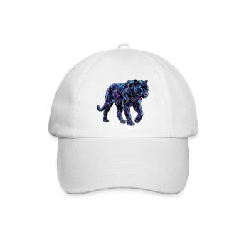 Poly Stil Panther - Baseballkappe - Weiß/Weiß - Vorne